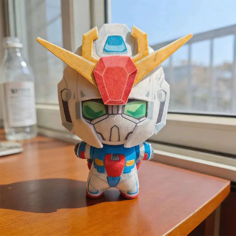 GF13-017NJII God Gundam stuffed toy close up detail
