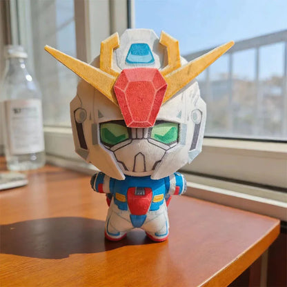 GF13-017NJII God Gundam stuffed toy close up detail
