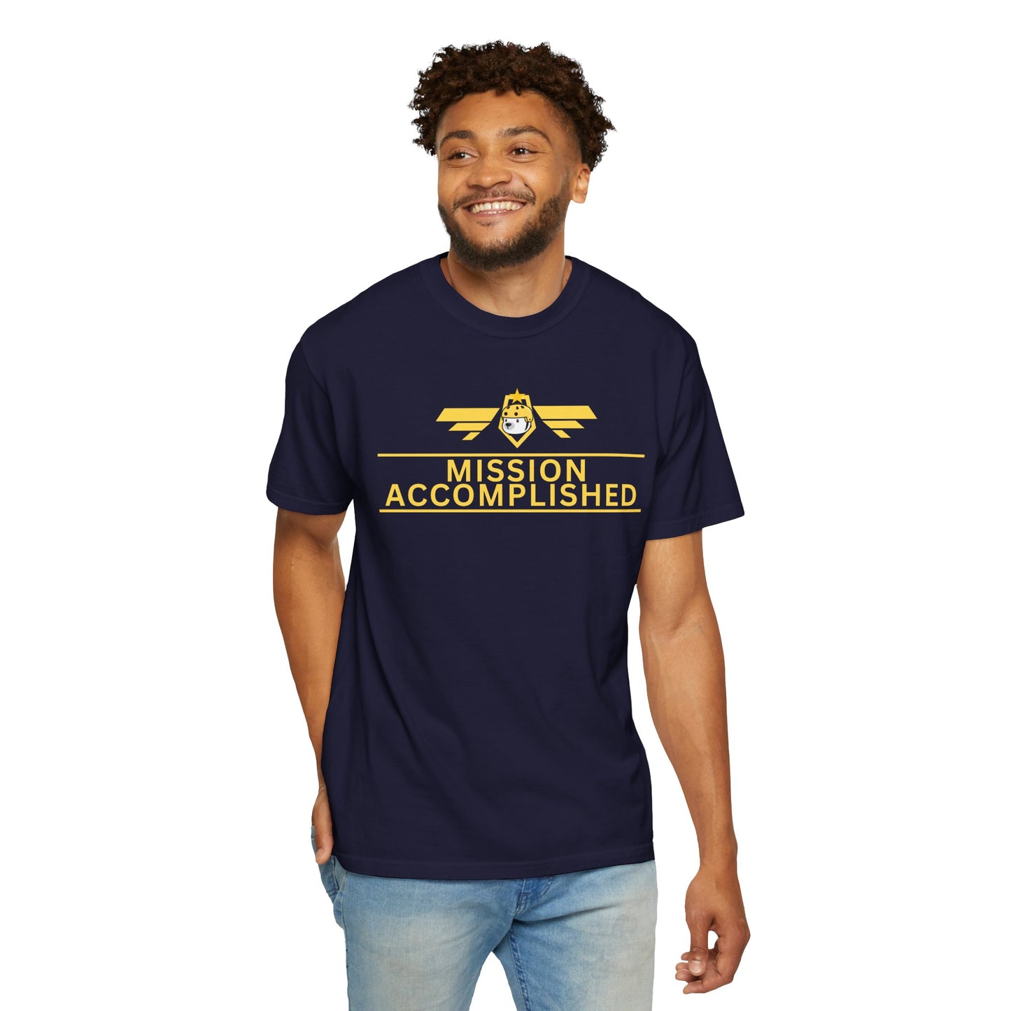 Gamer gift idea — achievement unlocked tee folded showing full front graphic