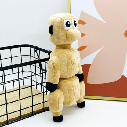 Gaming-inspired plush robot dog collectible