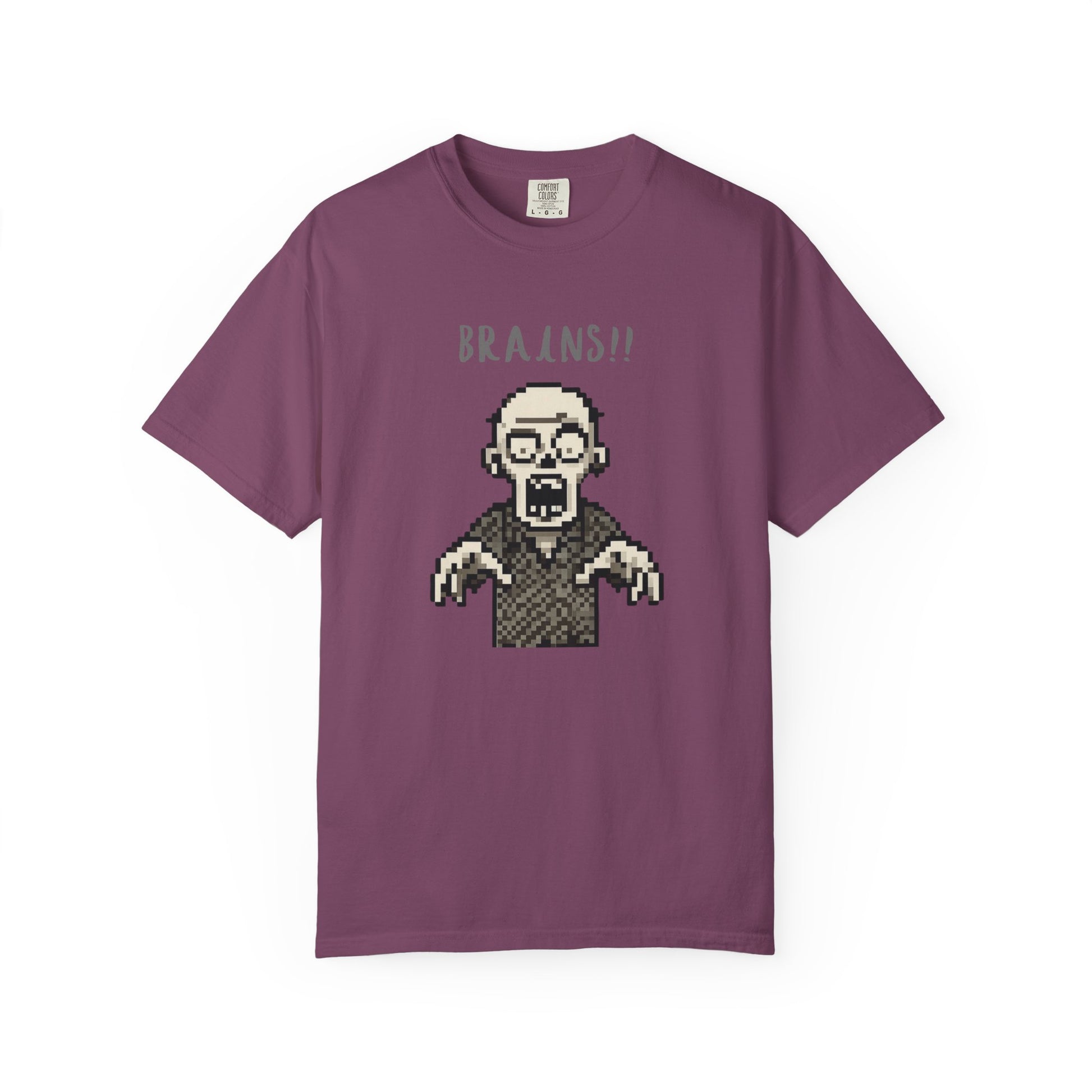 Gaming culture streetwear, pixel zombie horror t-shirt.