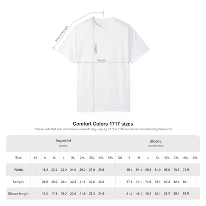 Garment-dyed Esquie size guide