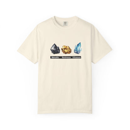 Garment-dyed heavyweight cotton geology graphic tee in relaxed fit