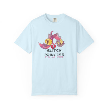 Garment dyed graphic tee texture showing soft vintage washed finish
