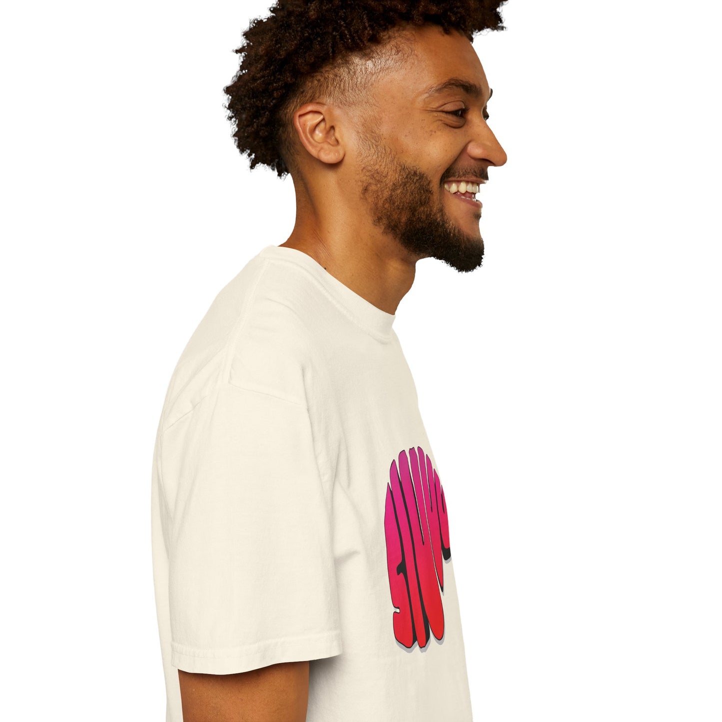 Garment dyed siuu tee relaxed fit heavyweight cotton