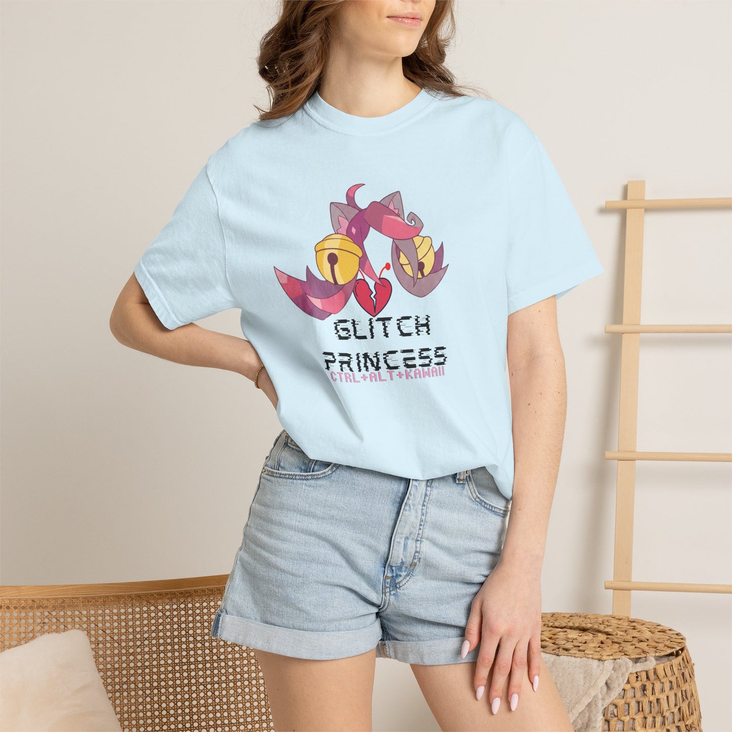 Geek chic tee detail of double needle stitched hem and durable seams
