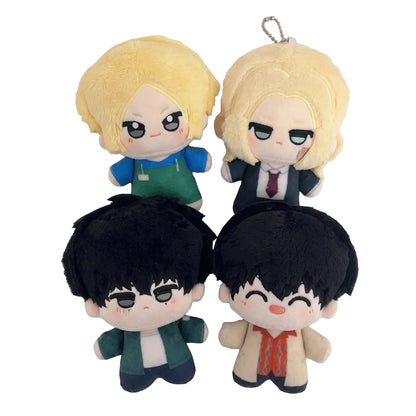 Shin Asakura, Yoichi Nagumo, Natsuki Seba and Shishiba | Handmade Anime Plush Figures 10cm