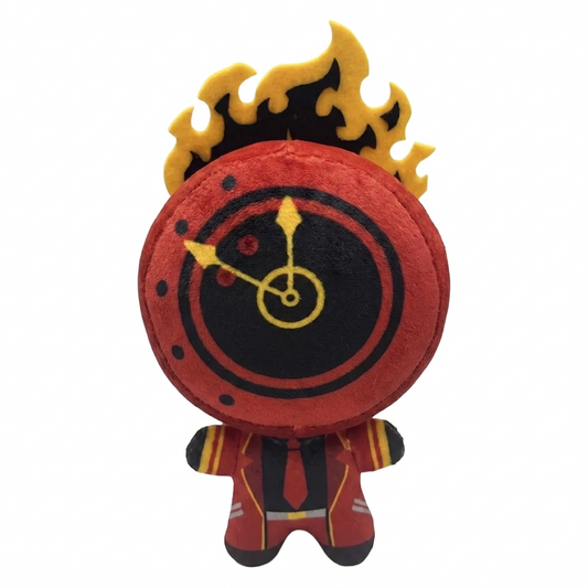 Dante Plush  Clock Head Plush Toy  Handmade Fan Art Plush 10cm