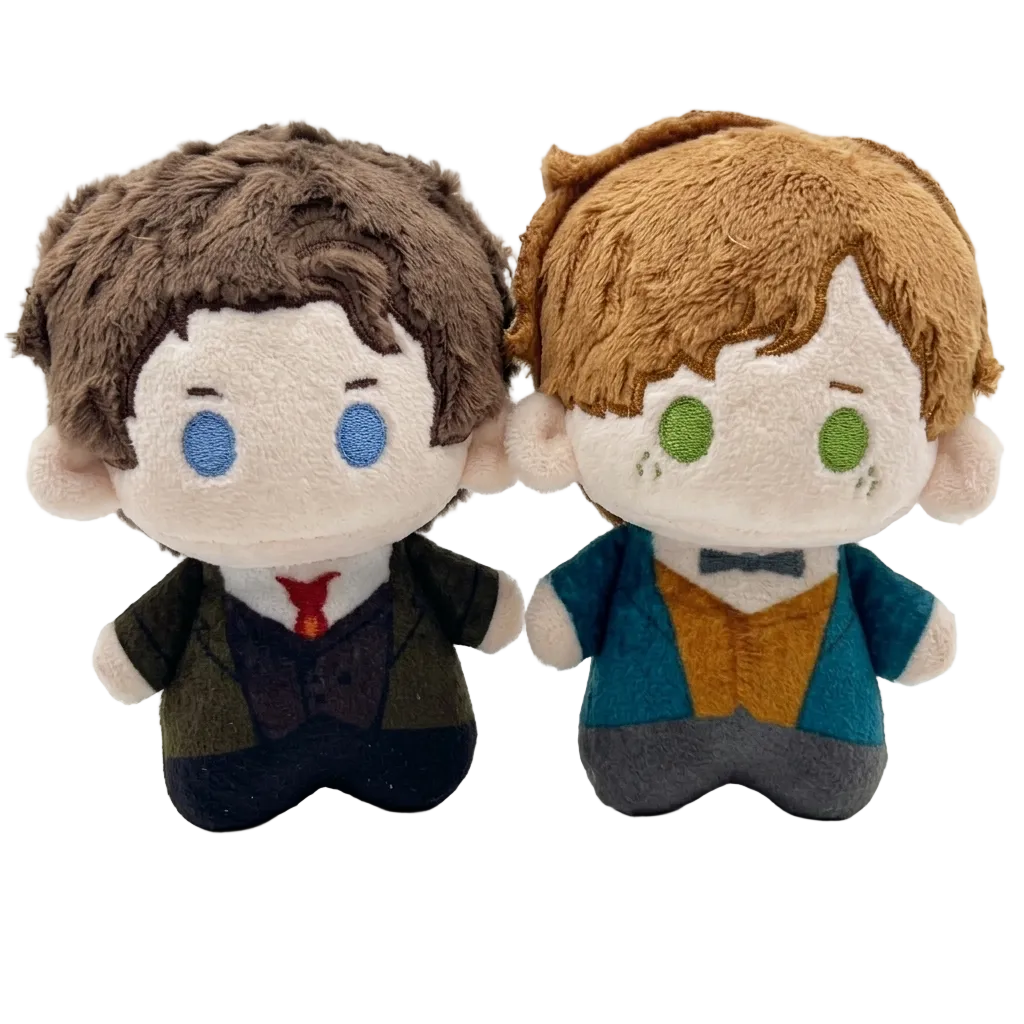 Handmade Magizoologist Plush Toy, Wizard Plush Inspired by the Scamander Brothers, 10cm Fantasy Collectible Soft Toy