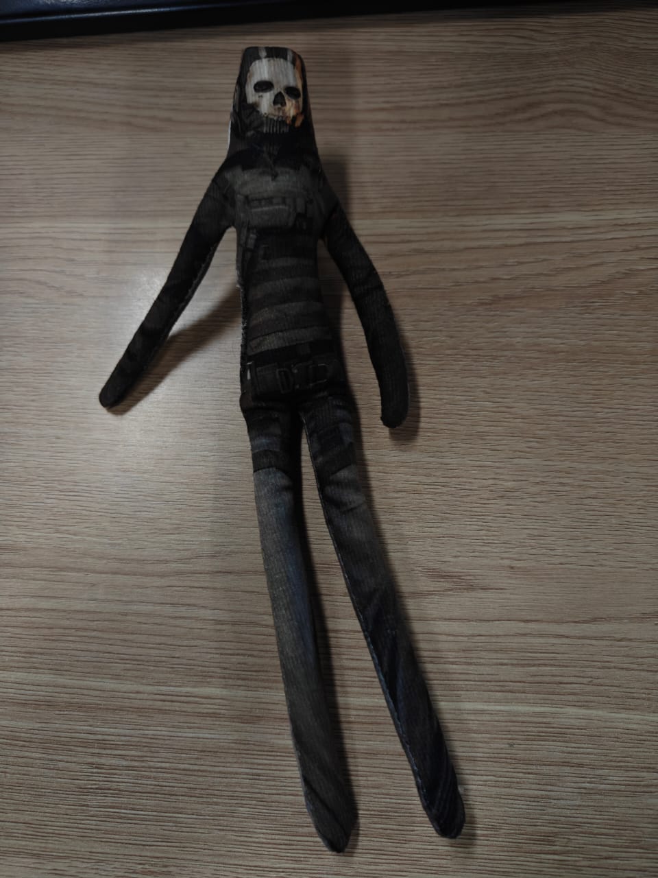 Ghost Riley and Konig fan-inspired tactical operator plush figures standing side by side, 23cm each