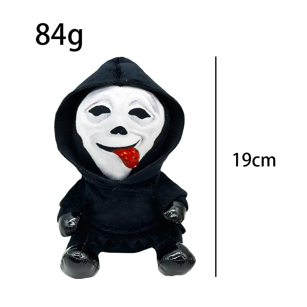 Ghostface plush horror comedy fan gift soft stuffed toy
