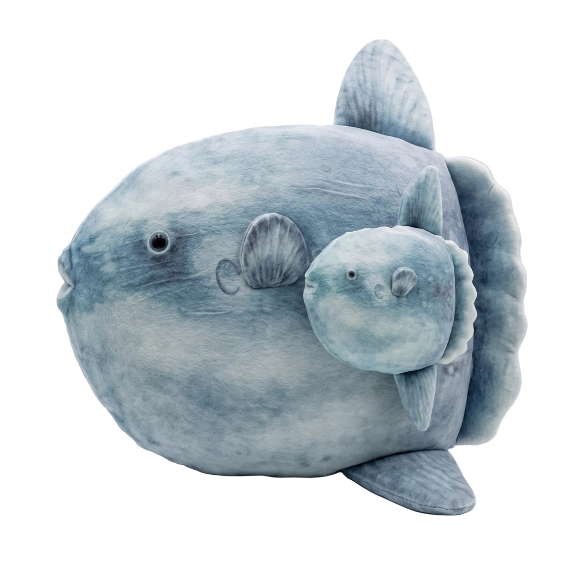 Giant 60cm derpy Mola mola ocean sunfish plush pillow handmade realistic