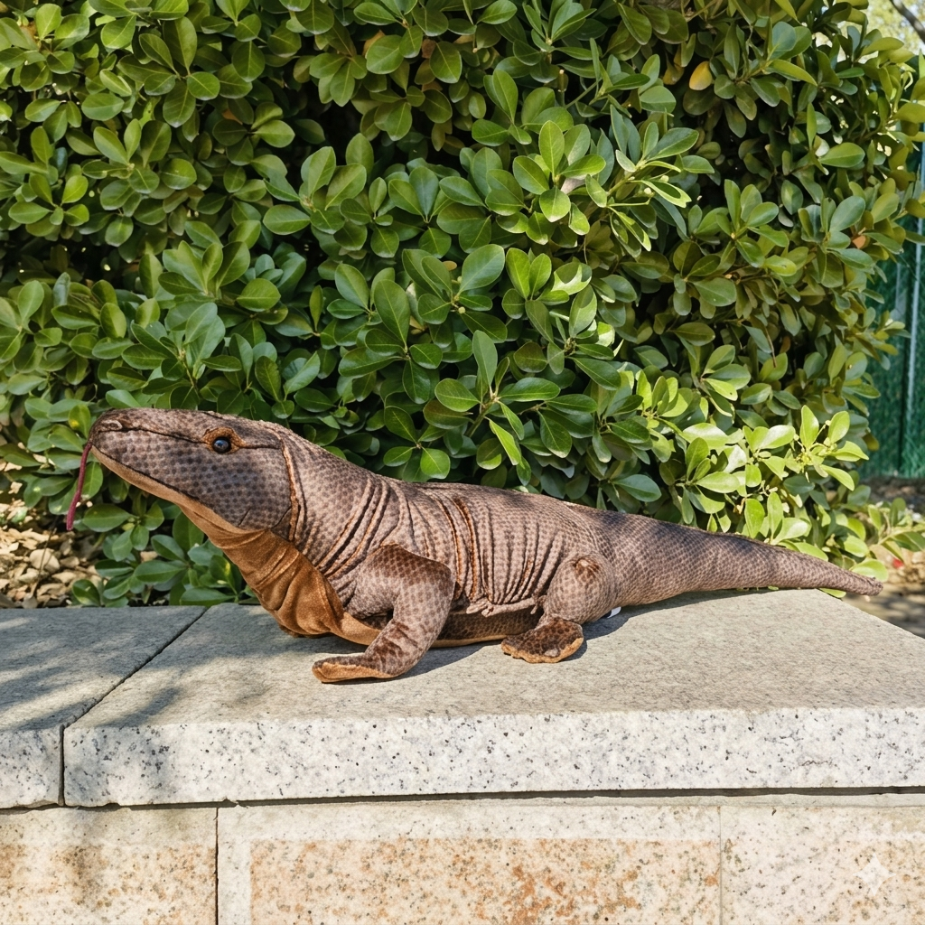 Giant monitor lizard stuffed animal lifelike simulation toy
