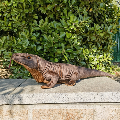 Giant monitor lizard stuffed animal lifelike simulation toy