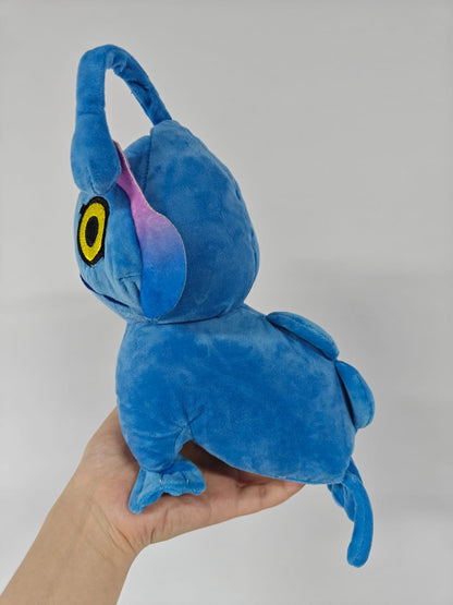 Giant squid plush 25cm with curled tentacle tips and textured suckers, huggable sea beast stuffed animal