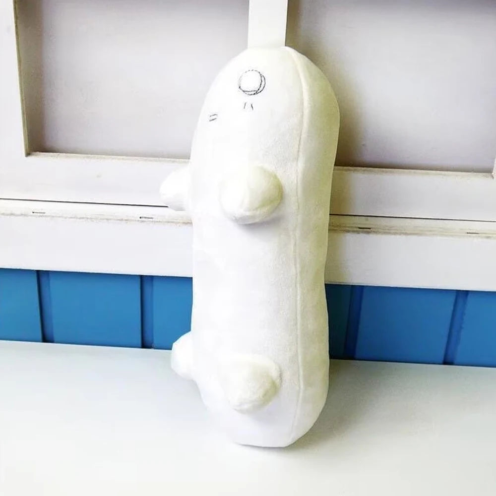 Girls Last Tour Nuko plush side view white blob creature