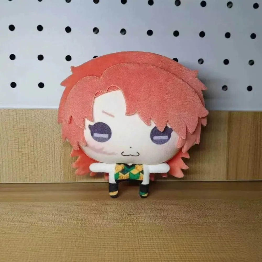 Giyu Tomioka plush half-and-half haori Water Hashira fan-inspired design
