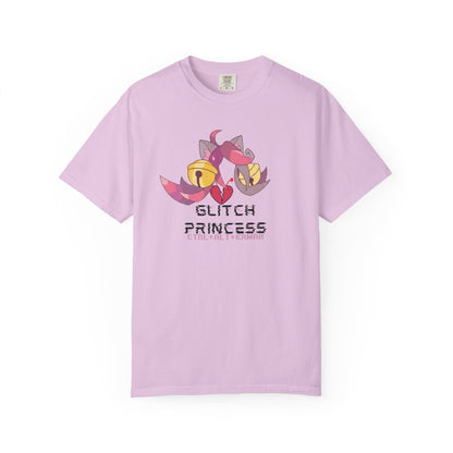 Glitch princess tees fit reference on a relaxed unisex silhouette
