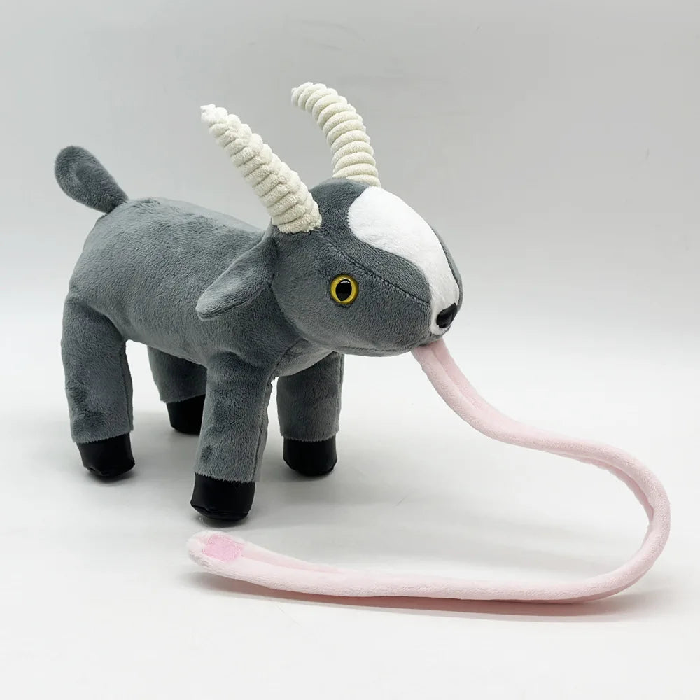 Goat Simulator collectible plush Pilgor standing pose side angle