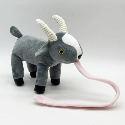 Goat Simulator collectible plush Pilgor standing pose side angle