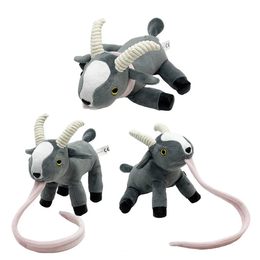 Goat Simulator plushie Pilgor chaos goat stuffed animal 22cm front view