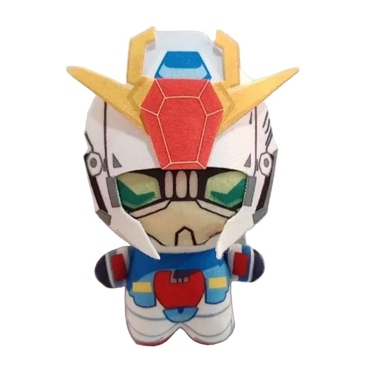 God Gundam plush handmade 10cm soft toy front view
