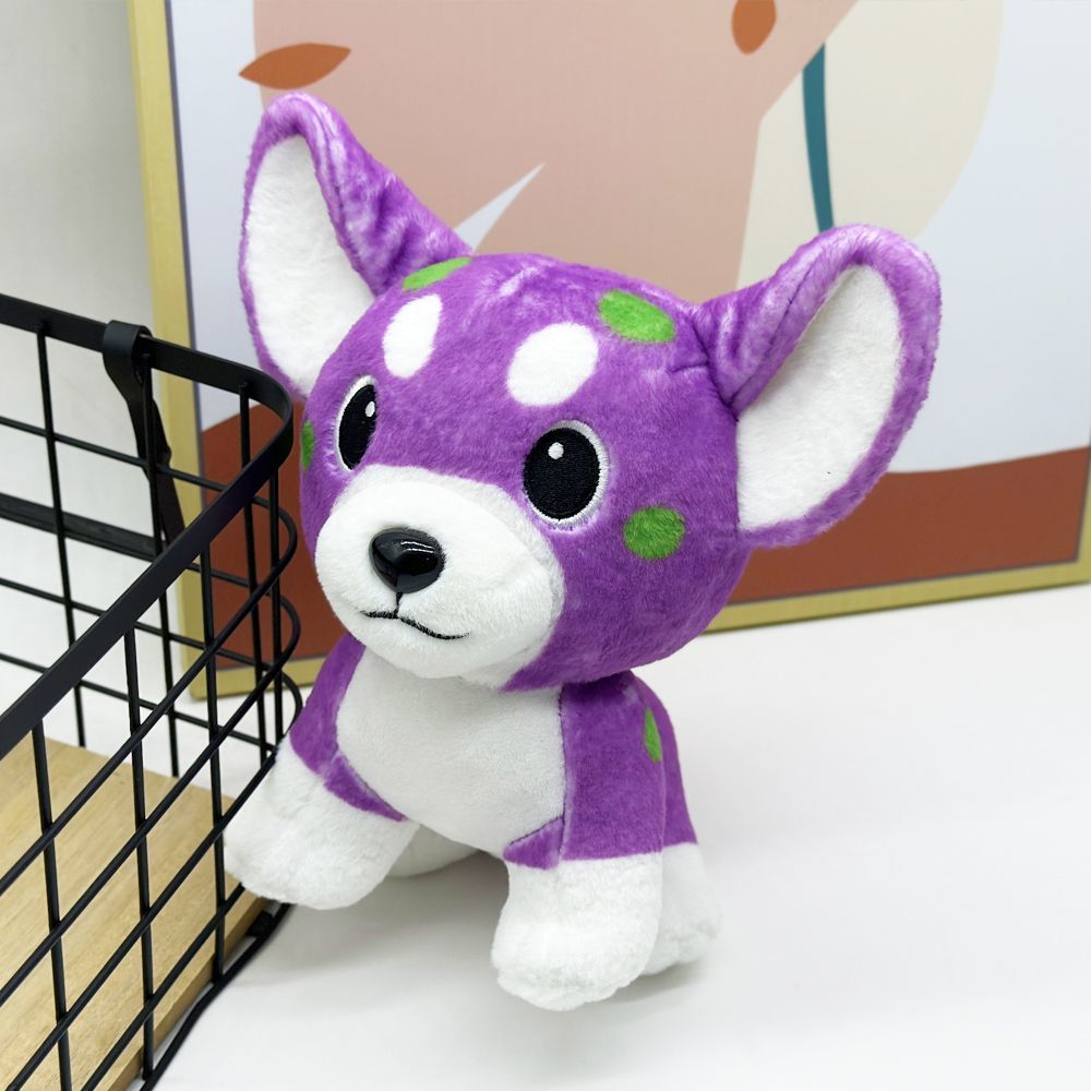 God Hand plush toy Poison Chihuahua full body shot white background