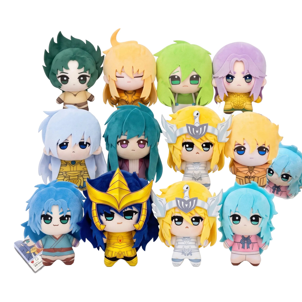 Gold Saint plush 10cm Shaka Virgo constellation armored warrior zodiac knight collectible doll