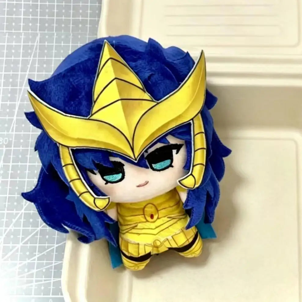Gold Saint plush 10cm unisex anime collectible gift set zodiac knight constellation doll display