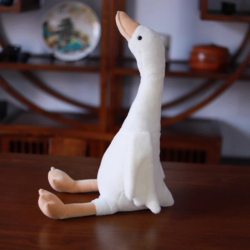 Goose stuffed animal cuddly companion desk display