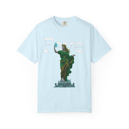 Gothic fantasy t-shirt styled for a moody dark fantasy outfit
