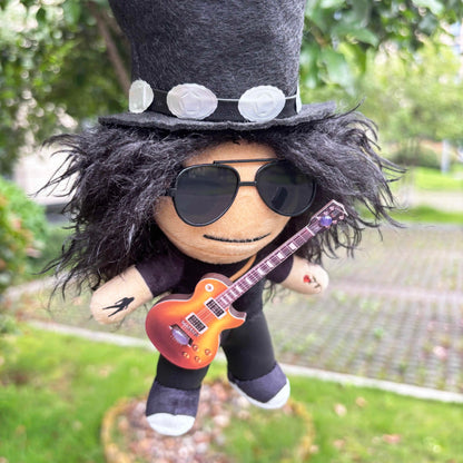 Green Day Billie Joe Armstrong plush in punk rock attire