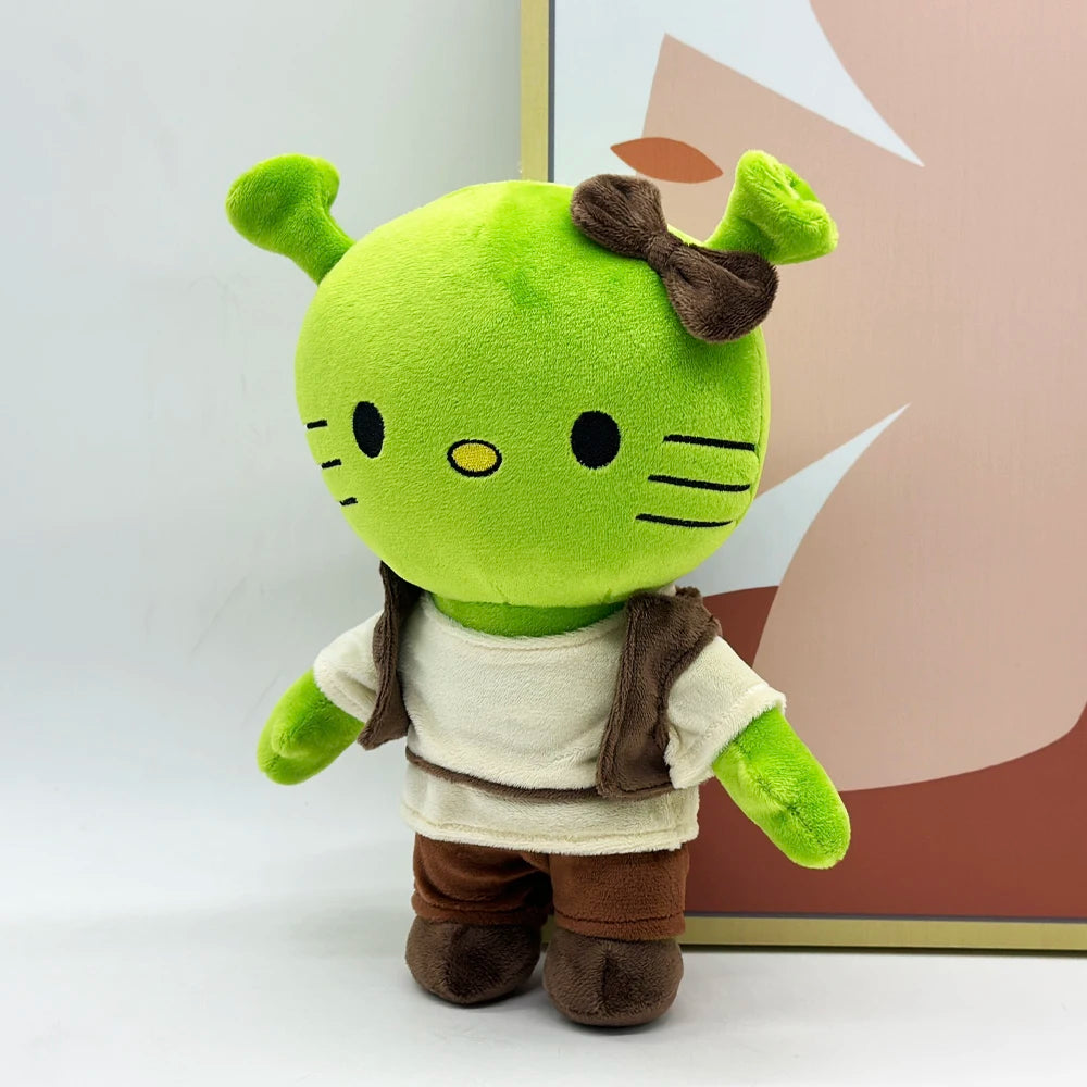 Green ogre soft toy made with premium PP cotton filling