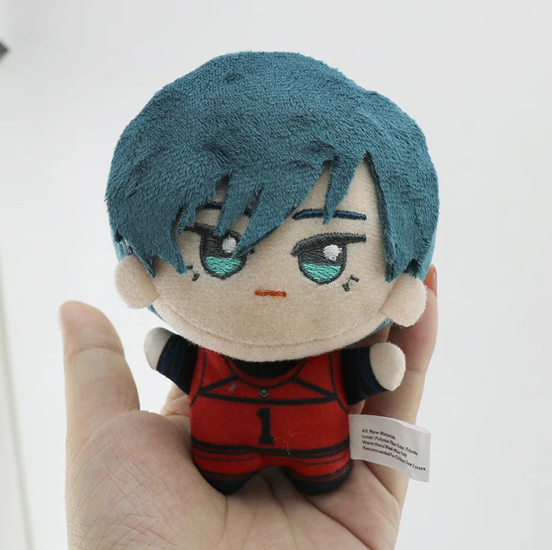 Group shot of Blue Lock Anime Plush Pendant collection