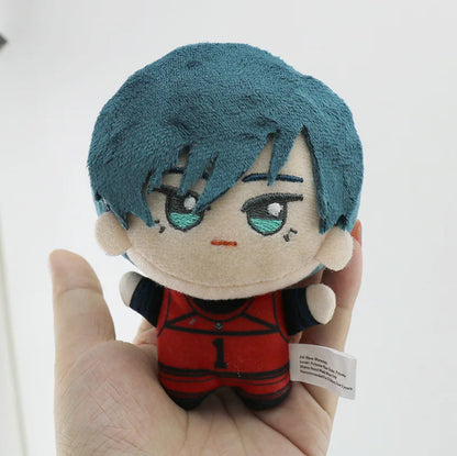 Group shot of Blue Lock Anime Plush Pendant collection