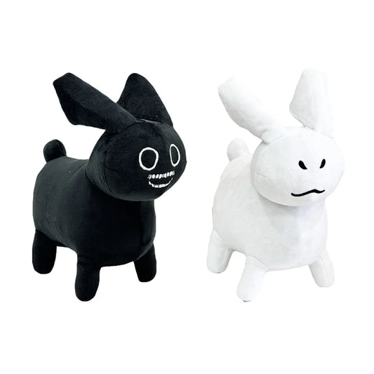 Gubby plush toy handmade horror rabbit plushie collectible 29cm front view