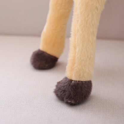Sika Deer Plush Stuffed Animal Toy | Soft Deer Stuffed Toy in 30cm 60cm or 90cm | Cute Wildlife Deer Plush Gift