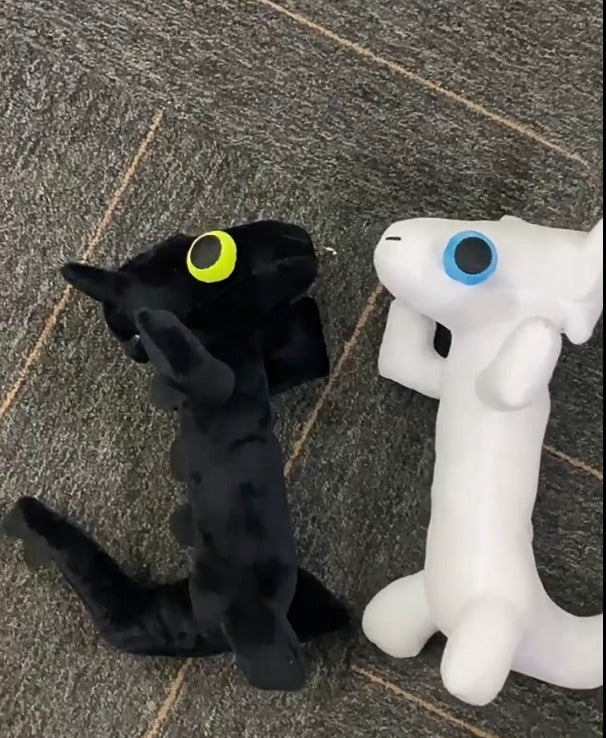 HTTYD plush toy meme dancing pose full body black variant