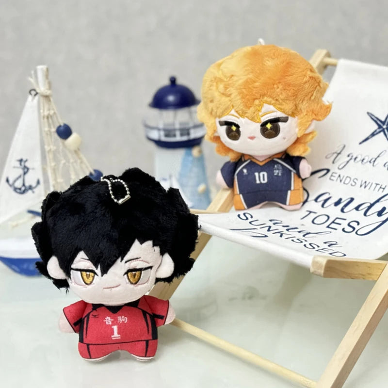 Haikyuu fan-inspired plushie individual character options Kuroo Hinata Kageyama Kenma Tsukishima Sugawara