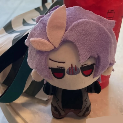 Hajime Hatsutori plush white and gold uniform detail close-up
