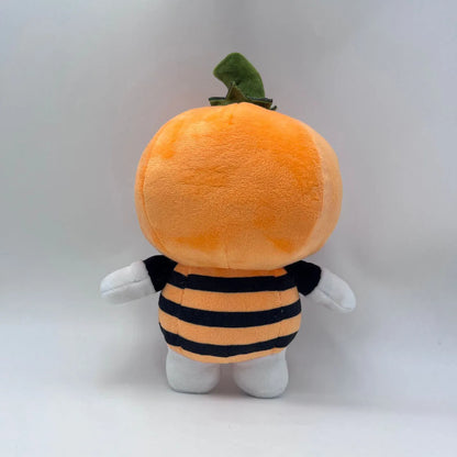 Halloween pumpkin stuffed animal with bee wings orange and black