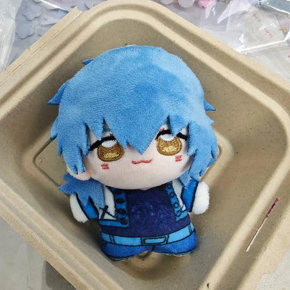 Handmade Aoba Seragaki fan plush 10cm chibi figure full body view
