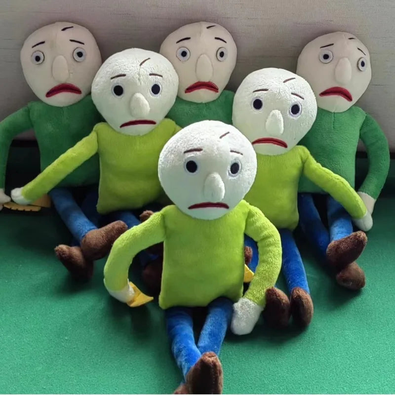 Handmade Baldi plushie soft bald teacher villain 25cm collectible