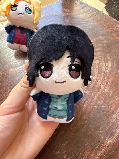 Handmade Banana Fish inspired plushie set 10cm PP cotton keychain dolls