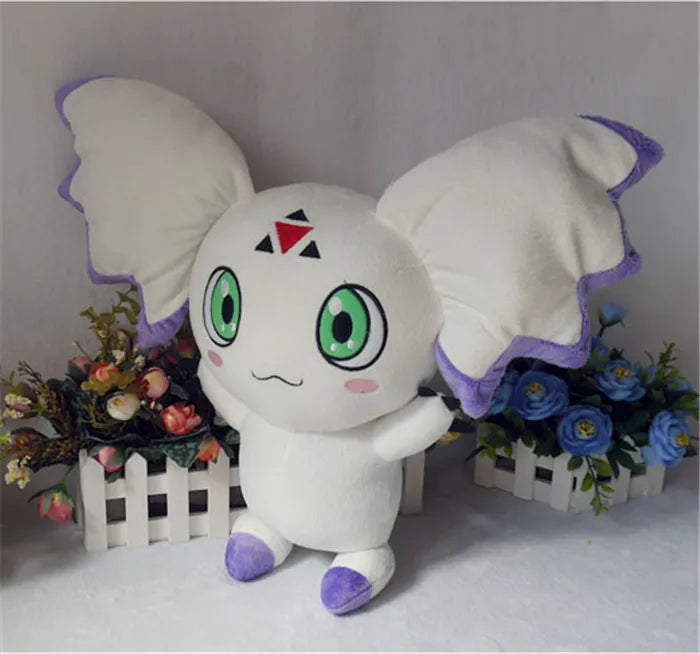 Handmade Calumon plush side angle view short plush fabric
