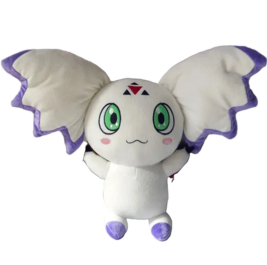 Handmade Calumon plush toy 40cm front view white soft plush
