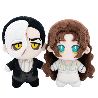 Handmade Christine Daae plush figure 10cm soft toy inspired by gothic opera romance