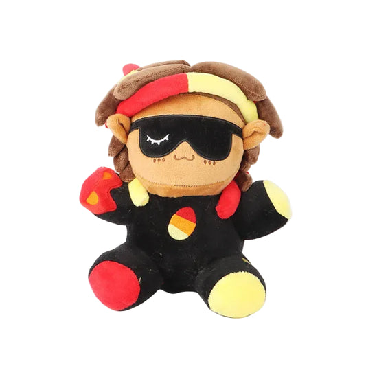 Handmade FlameFrags plush fan art inspired stuffed figure