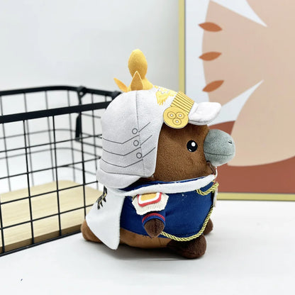 Handmade Kaiser plushie crown detail close-up shot