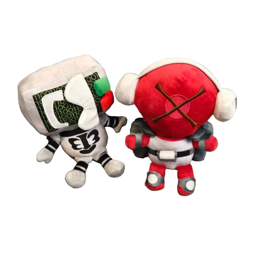 Handmade Killdroid plush asymmetrical survival horror game fan art stuffed toy